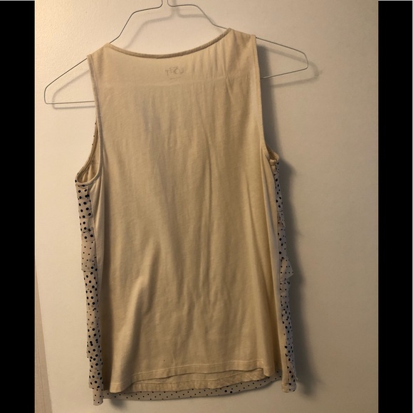 Ann Taylor Loft ruffled top - Picture 2 of 5